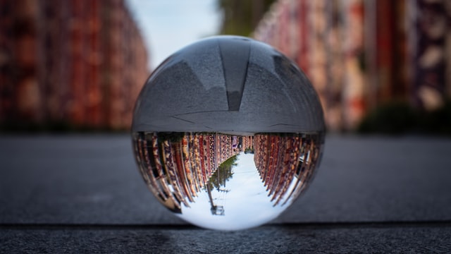 M. C. Escher in a Reflecting Sphere